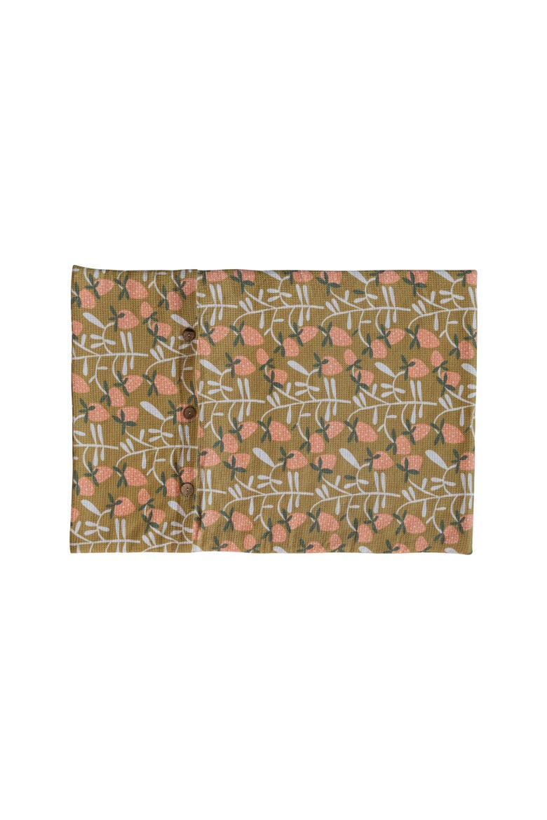 Drying Mat with Quilted Terry Cloth Insert, Alternate, color, Orange
