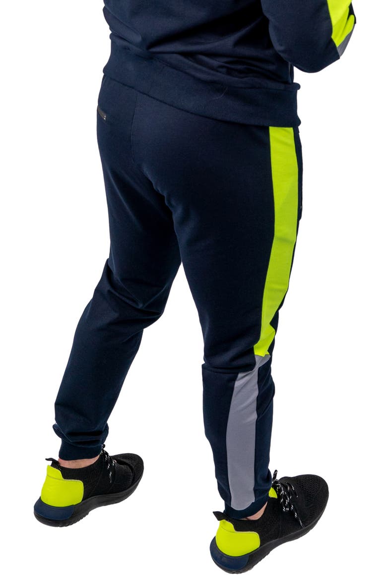 Level Blue Stretch Cotton Joggers, Alternate, color, BLUE