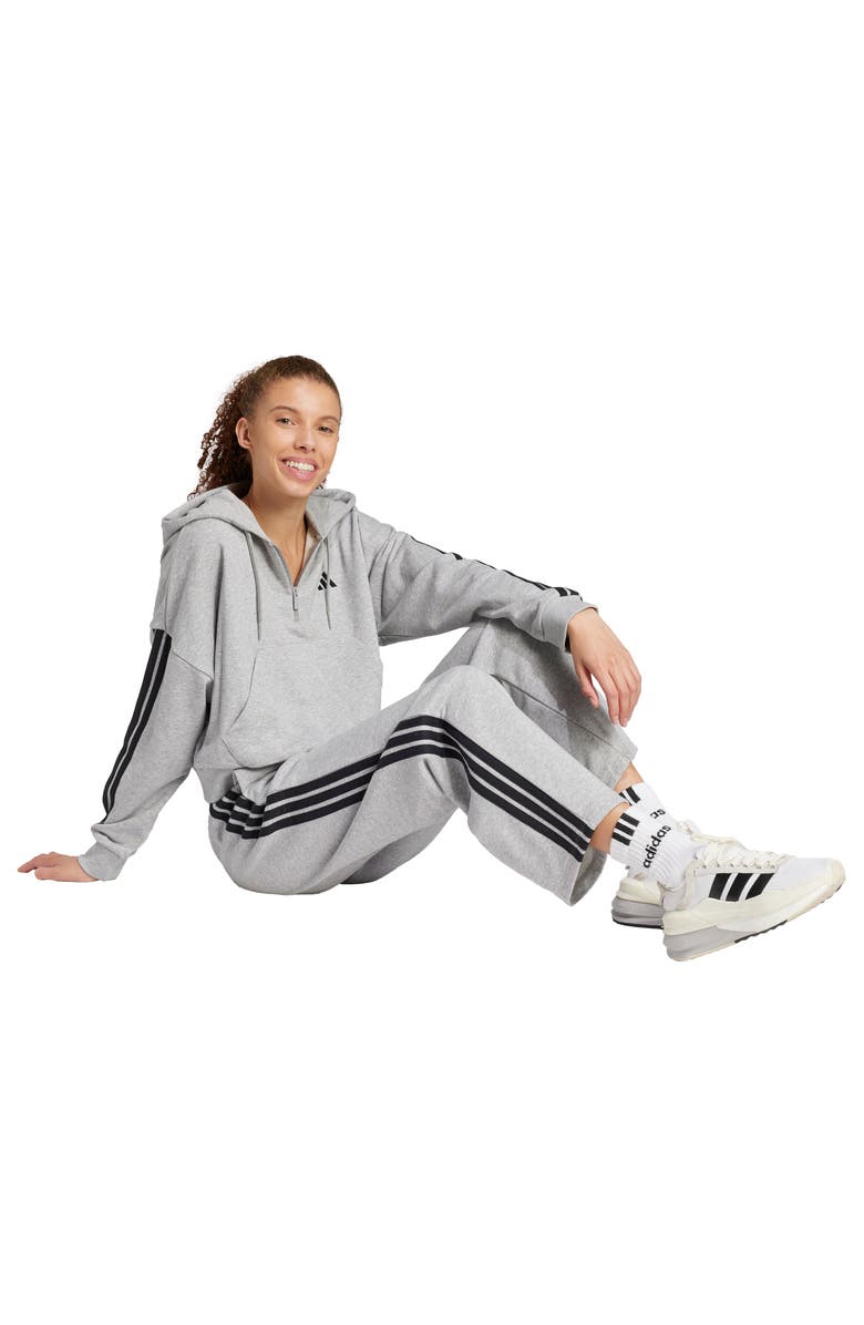 adidas 3-Stripes French Terry Sweatpants, Alternate, color,