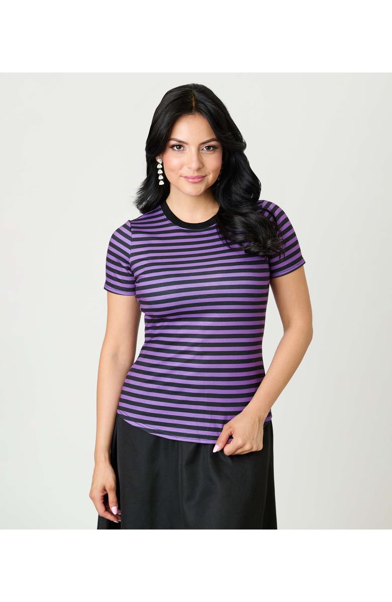 Unique Vintage Back To Basics Top, Alternate, color, Purple