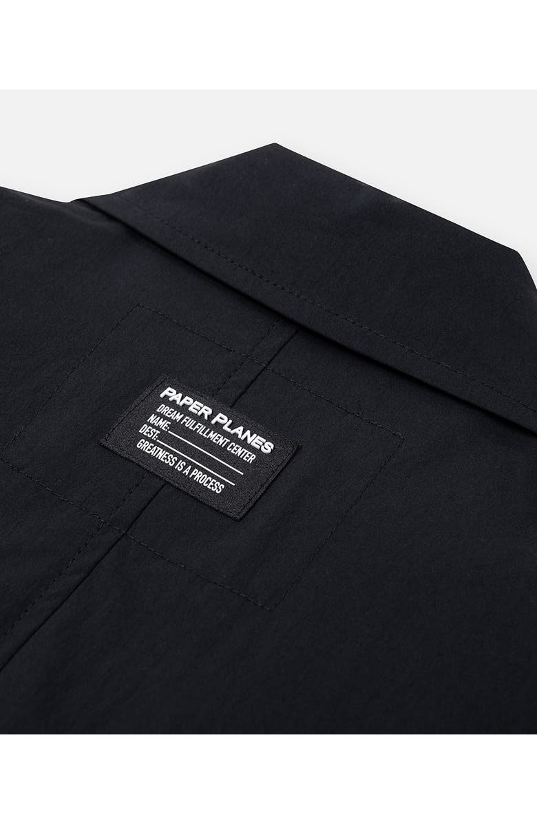 PAPER PLANES Cotton Blend Utility Jacket, Alternate, color, Black