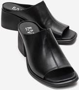 Forever & Always Shoes Sorex Leather Block Heel Sandal