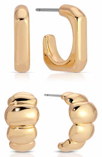 Ettika 2-Pack Huggie Hoop Earrings