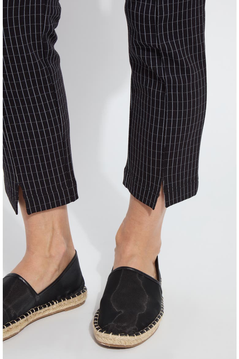 Wisteria Pattern Ankle Pants, Alternate, color, CHIC GRID