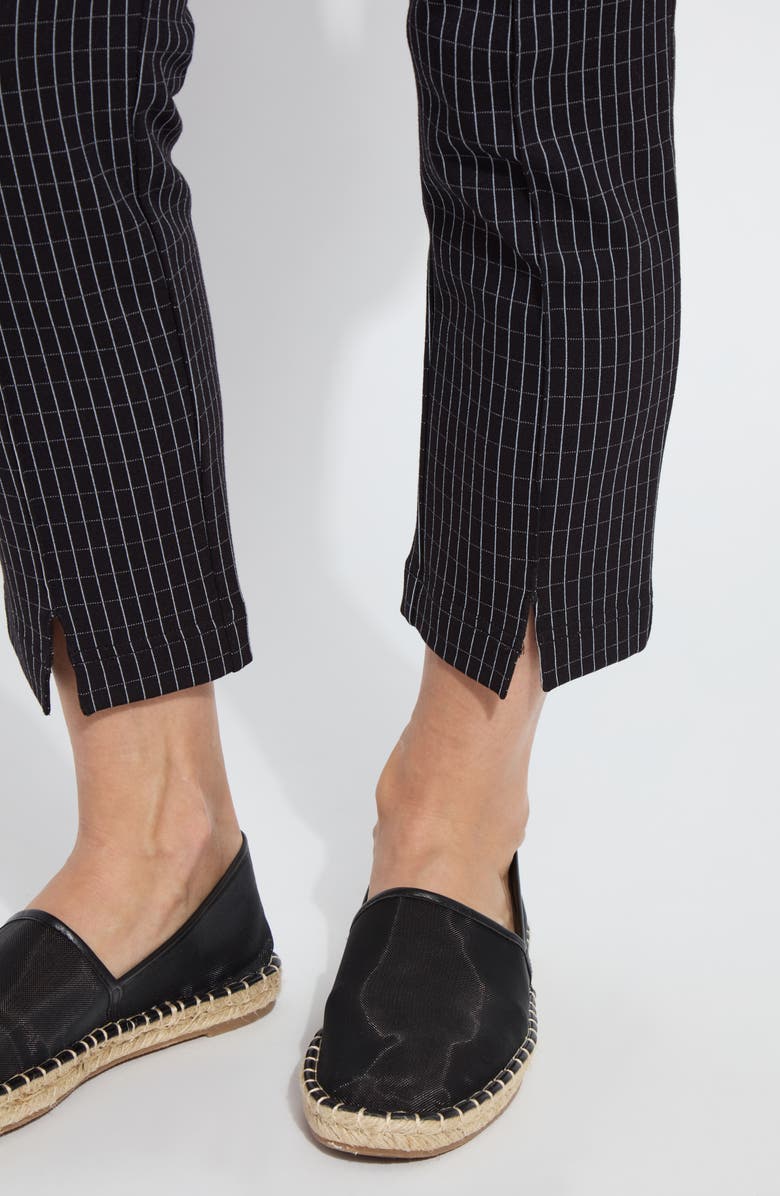 Lysse Wisteria Pattern Ankle Pants, Alternate, color, Chic Grid