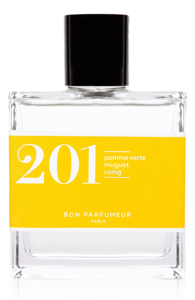 Bon Parfumeur 201 Green Apple, Lily of the Valley & Quince Eau de Parfum, Main, color,