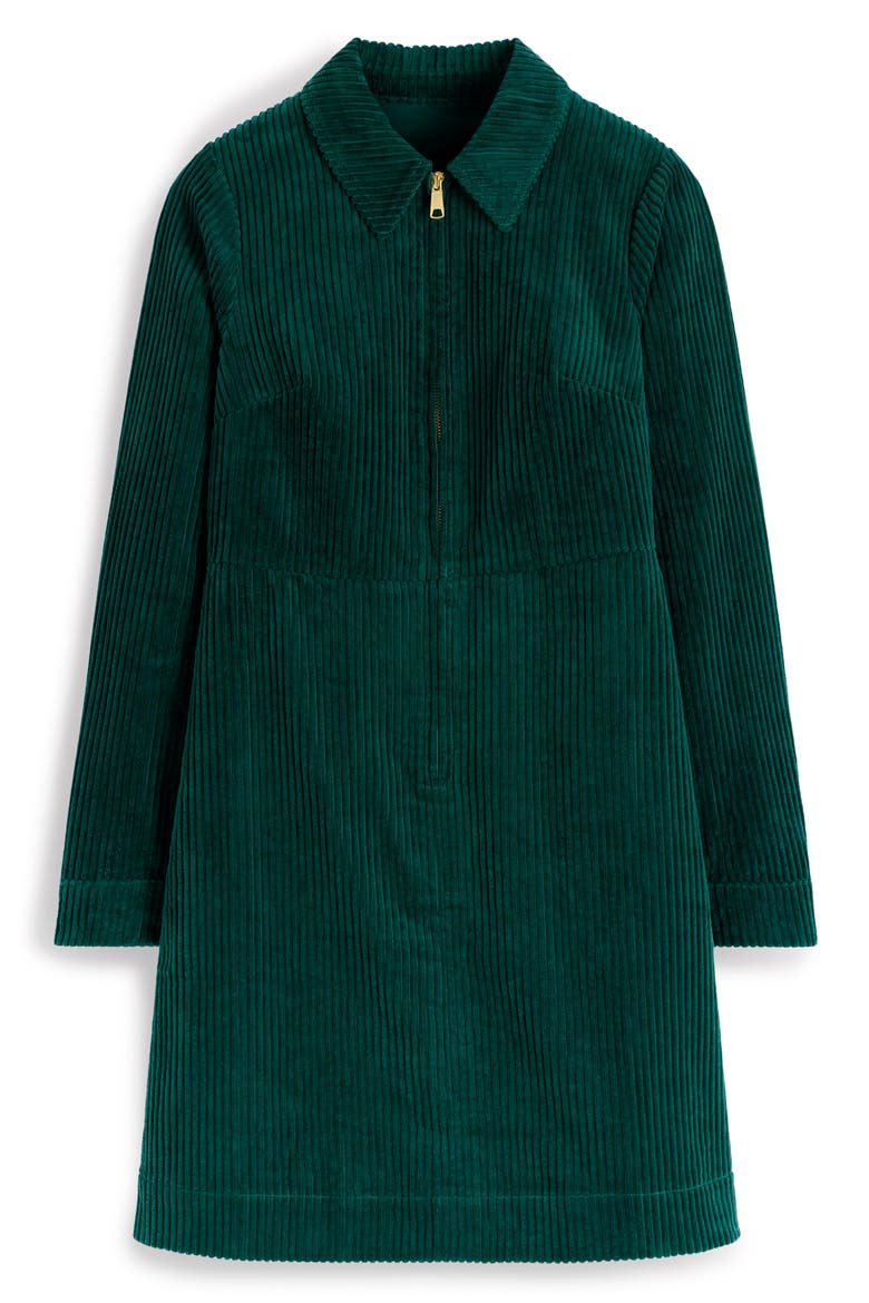 Bronte Corduroy Cotton Short Dress, Alternate, color, MIDNIGHT TEAL