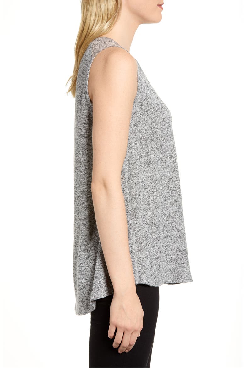 Gibson x Living in Yellow Millie Cozy Muscle Tank (Nordstrom Exclusive), Alternate, color, HEATHER GREY MARLED