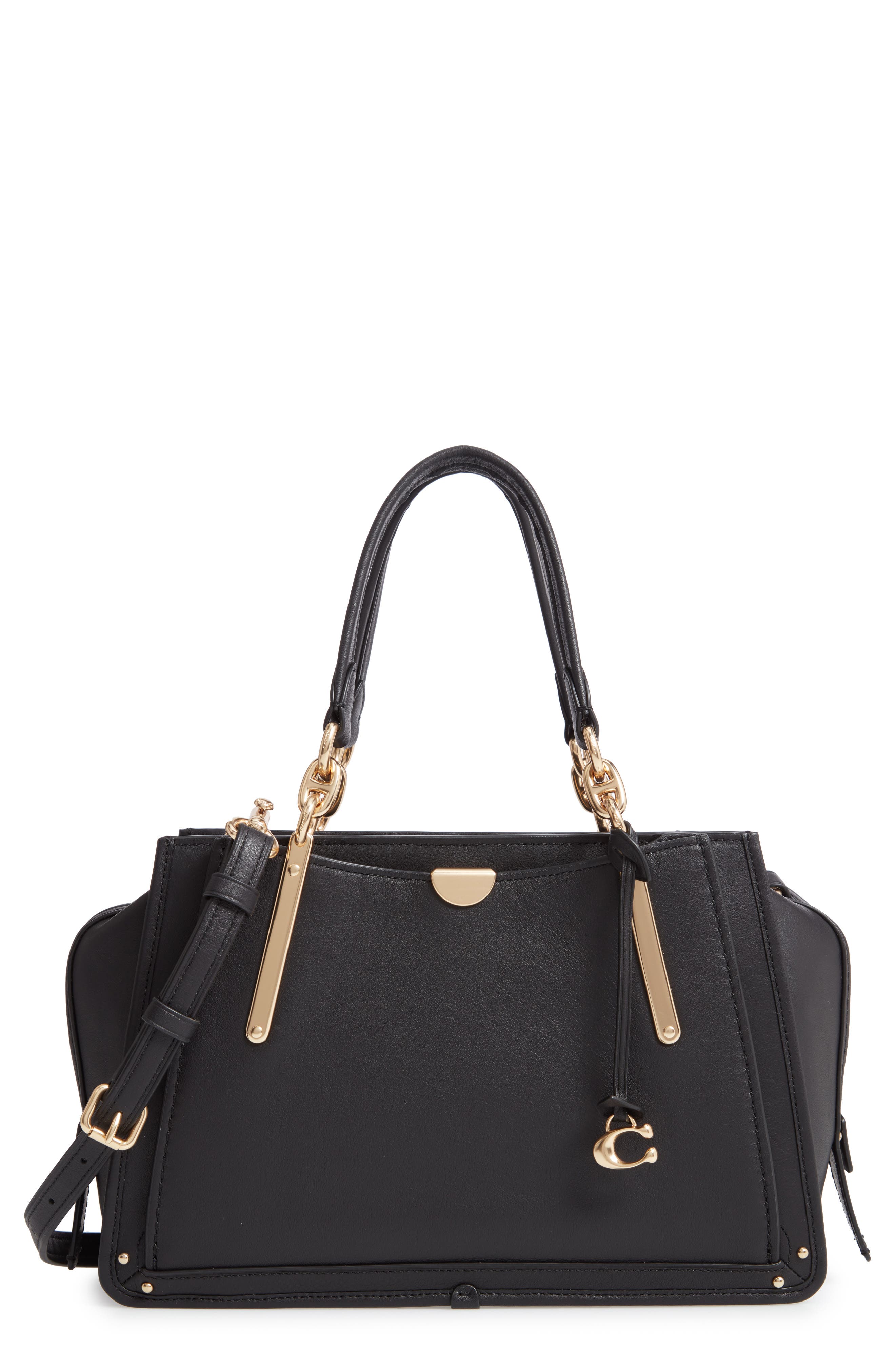 COACH Dreamer Leather Bag, Main, color, 