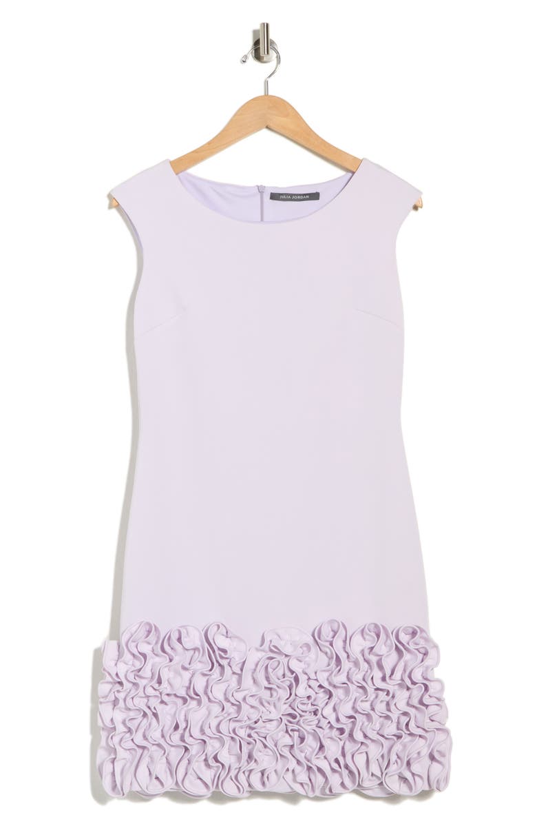Julia Jordan Ruffle Hem A-Line Dress, Main, color, Lilac
