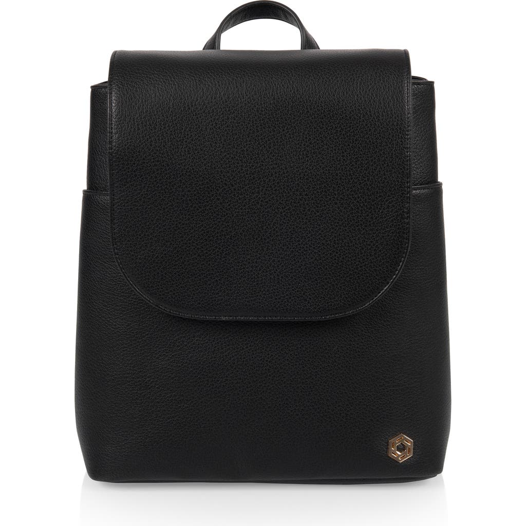 Picnic Time Downtown Mini Cooler Backpack In Black