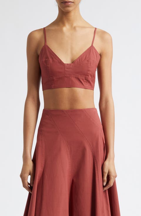 Joan Stretch Cotton Bra Top