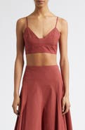 A.L.C. Joan Stretch Cotton Bra Top