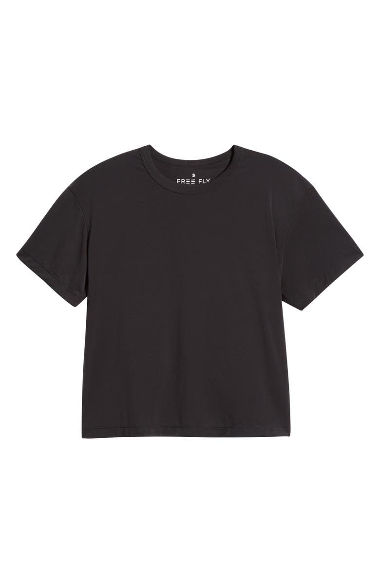 Free Fly Elevate Boxy T-Shirt, Alternate, color, Black