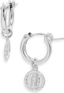 Child of Wild Lady Guadalupe Huggie Hoop Earrings