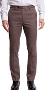 PAISLEY & GRAY Downing Slim Fit Gingham Check Stretch Pants