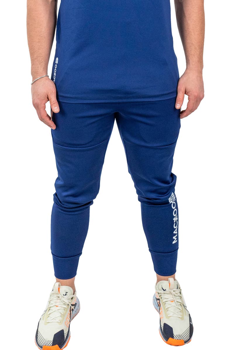 Maceoo Shield Blue Joggers, Main, color, Blue