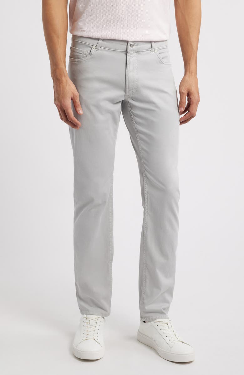 Peter Millar Crown Crafted Wayfare Five Pocket Pants, Main, color, Platinum