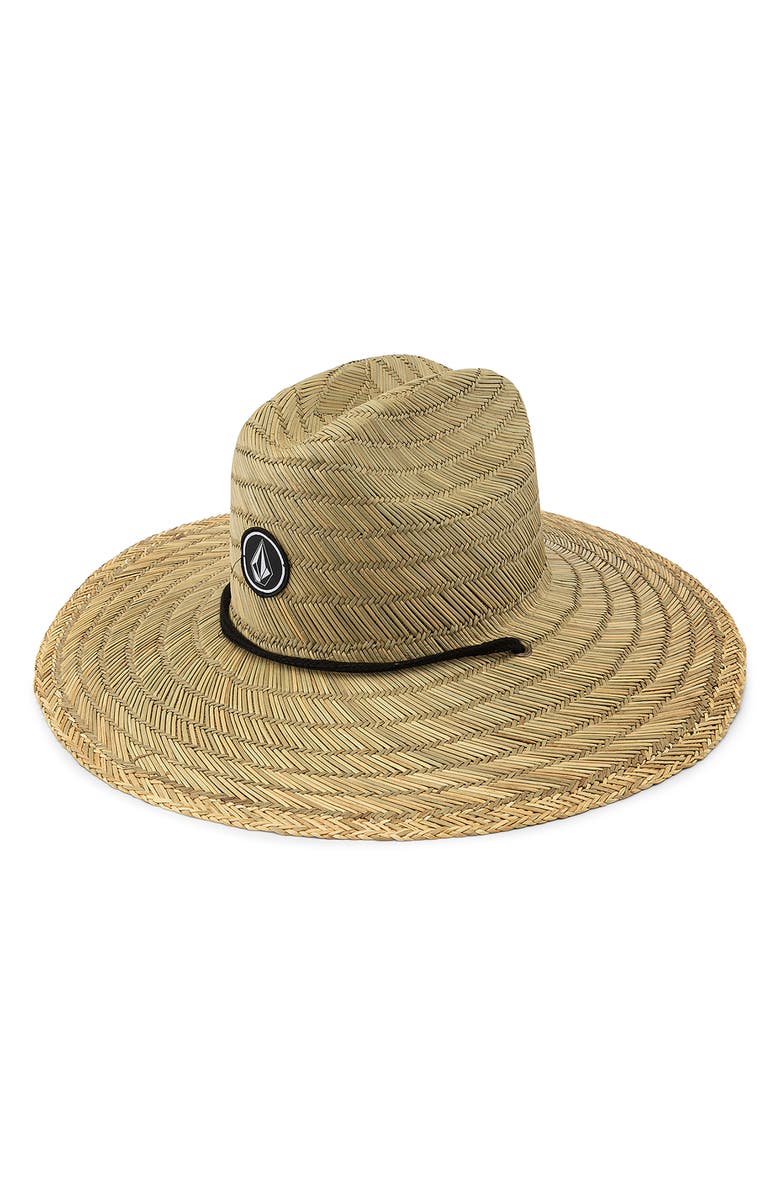 Volcom Quarter Straw Hat, Main, color, 
