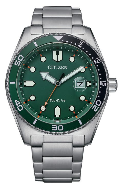 Citizen Eco Drive Three-Hand Quartz Stainless Steel Bracelet Citizen Eco Drive Three-Hand Quartz Stainless Steel Bracelet