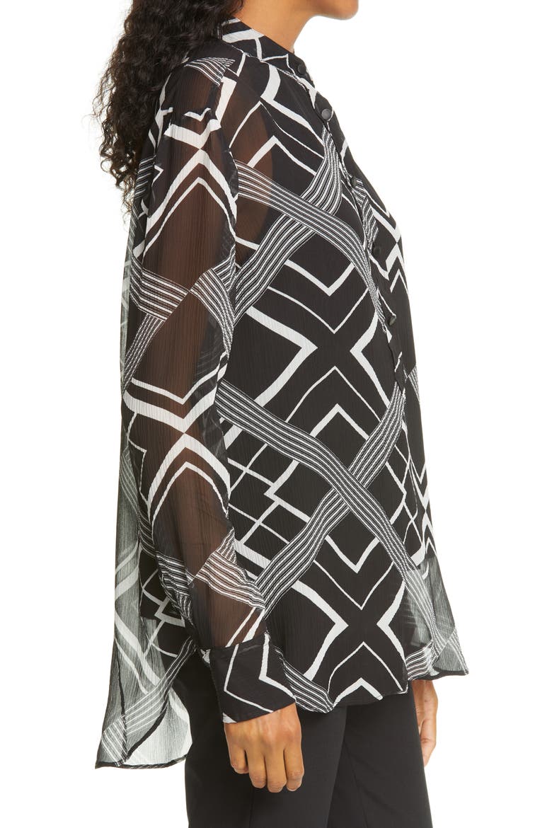 Rag Rug Making Frames rag & bone Margot Chiffon Tunic (Women) | Nordstromrack