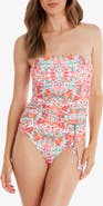 HELEN JON Tassel Belt Bandeau One-Piece