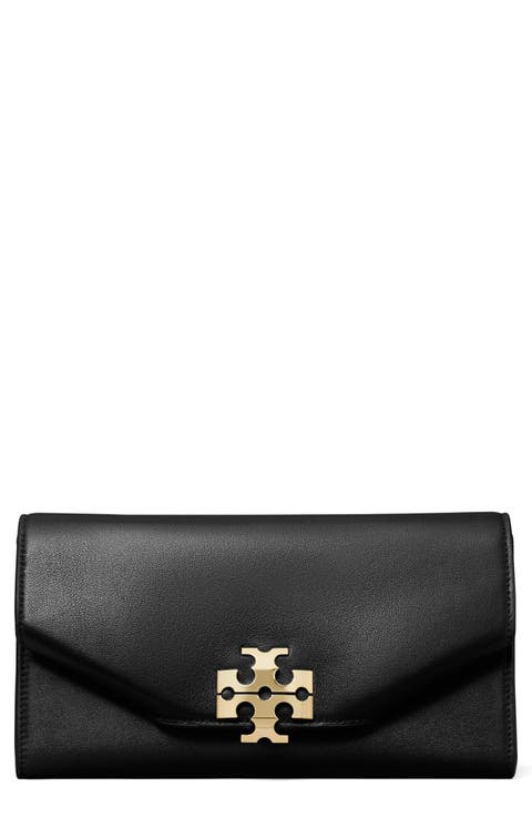 Charlie Leather Envelope Clutch