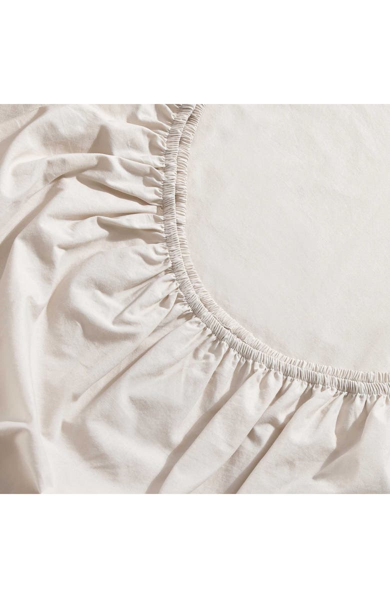 Calvin Klein Home 200 Thread Count Percale Twin Sheet Set, Alternate, color, Beige