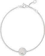 David Yurman Sculpted Cable Diamond Station Bracelet