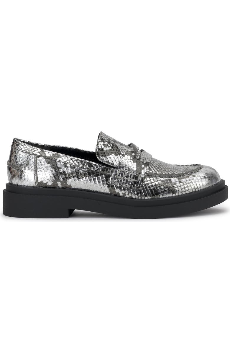 Jessica Simpson Xuris Platform Penny Loafer, Alternate, color, Chrome