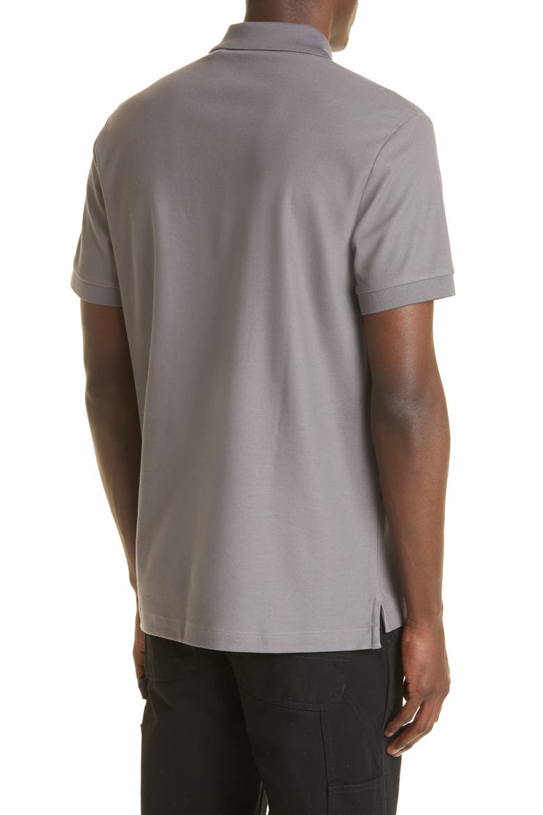 Eddie Piqué Polo, Alternate, color, SEAL GREY