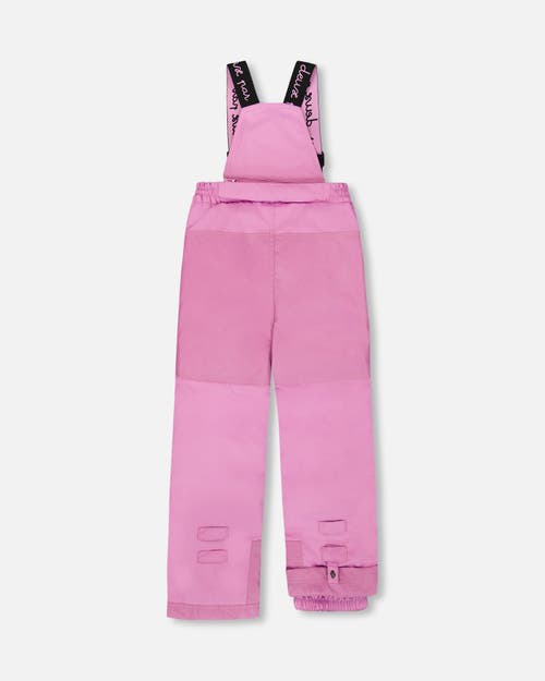 Deux Par Deux Two-piece Play Snowsuit In Pink