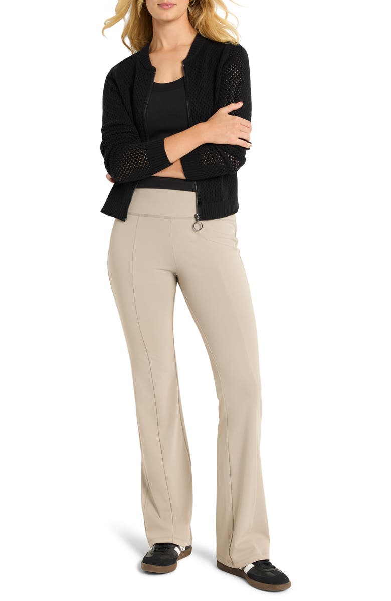 NZ ACTIVE by NIC+ZOE Luxe Stretch Bootcut Pants, Alternate, color, Dark Cobblestone