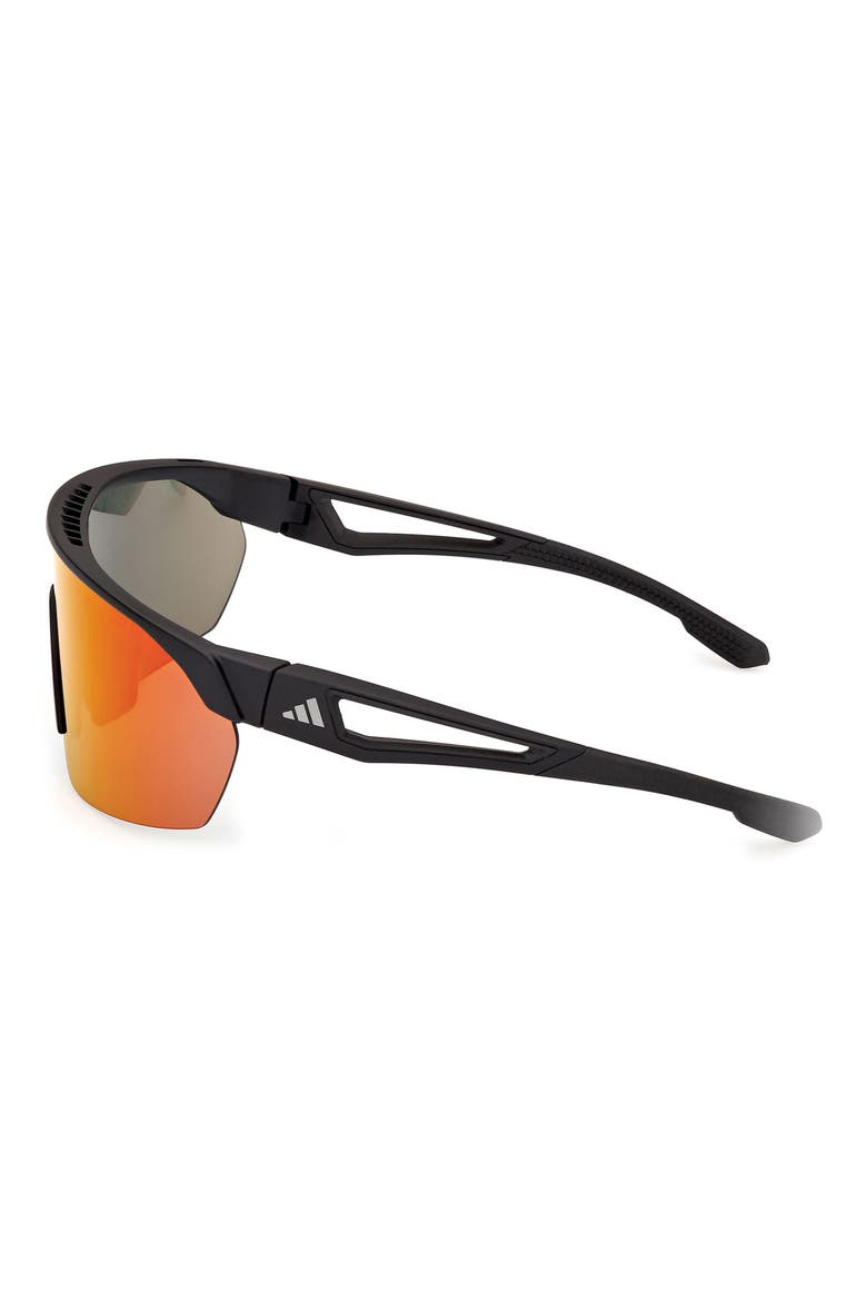 Shield Sunglasses, Alternate, color, MATTE BLACK / ROVIEX MIRROR