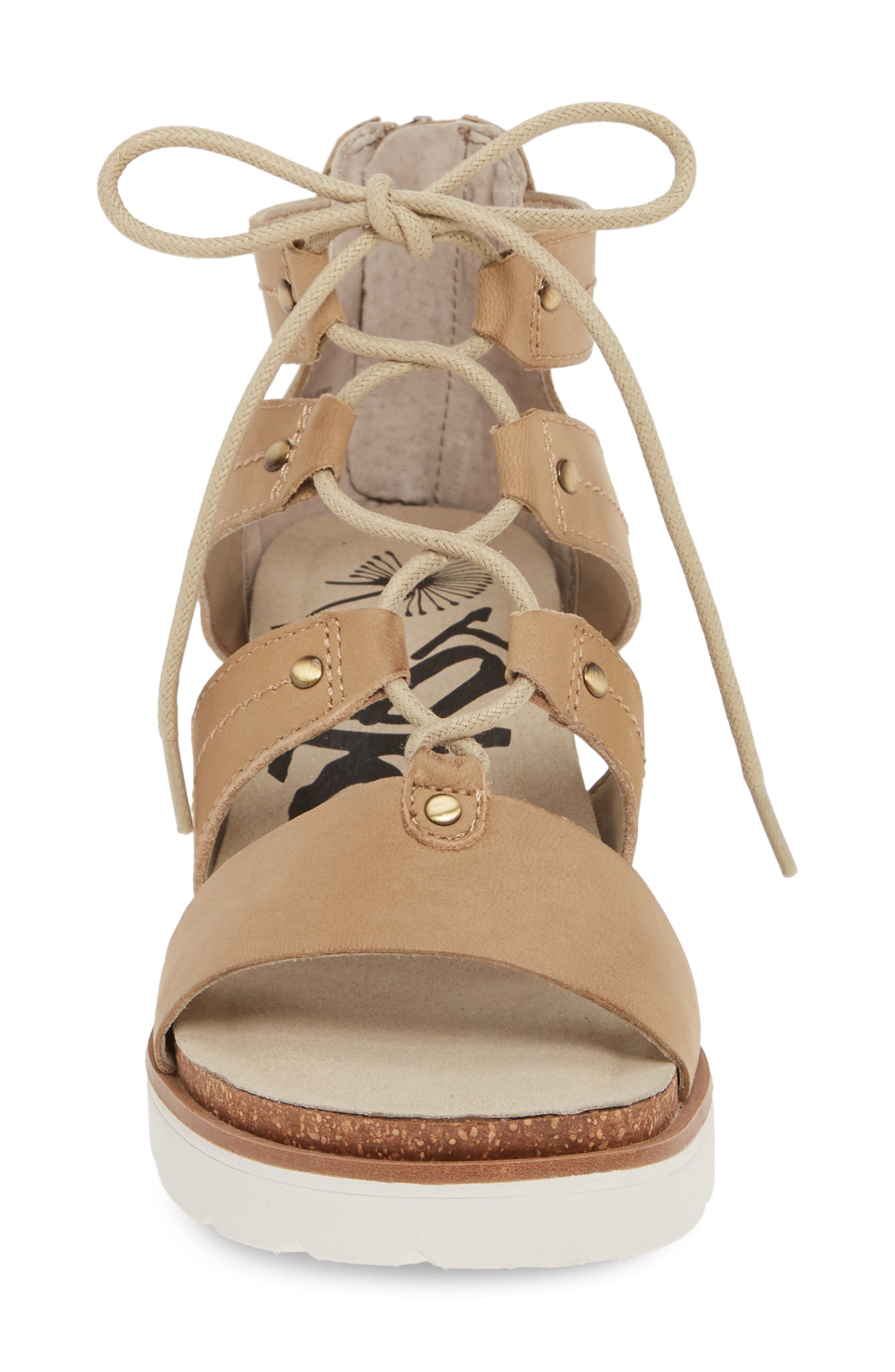 Riverfront Lace-Up Sandal, Alternate, color, MID TAUPE NUBUCK