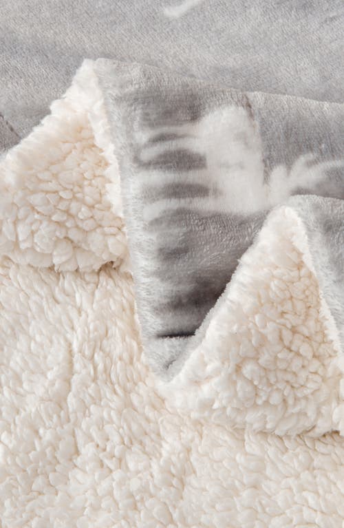 Woven & Weft Reversible Faux Shearling Throw Blanket