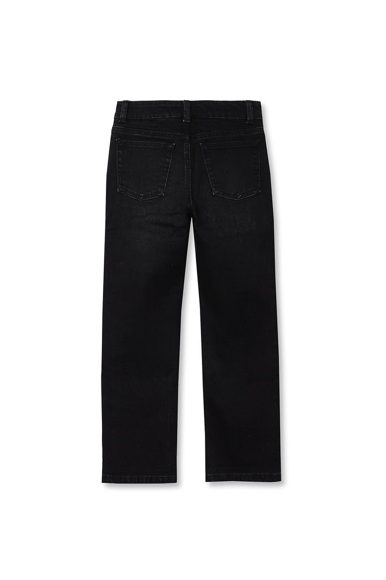 Boys 5 Pocket Iron Knee Lined Jeans, Alternate, color, Black Wash
