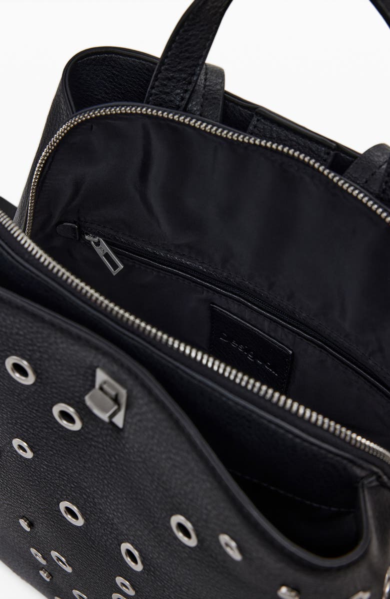 Desigual Medium Stud Faux Leather Backpack, Alternate, color,