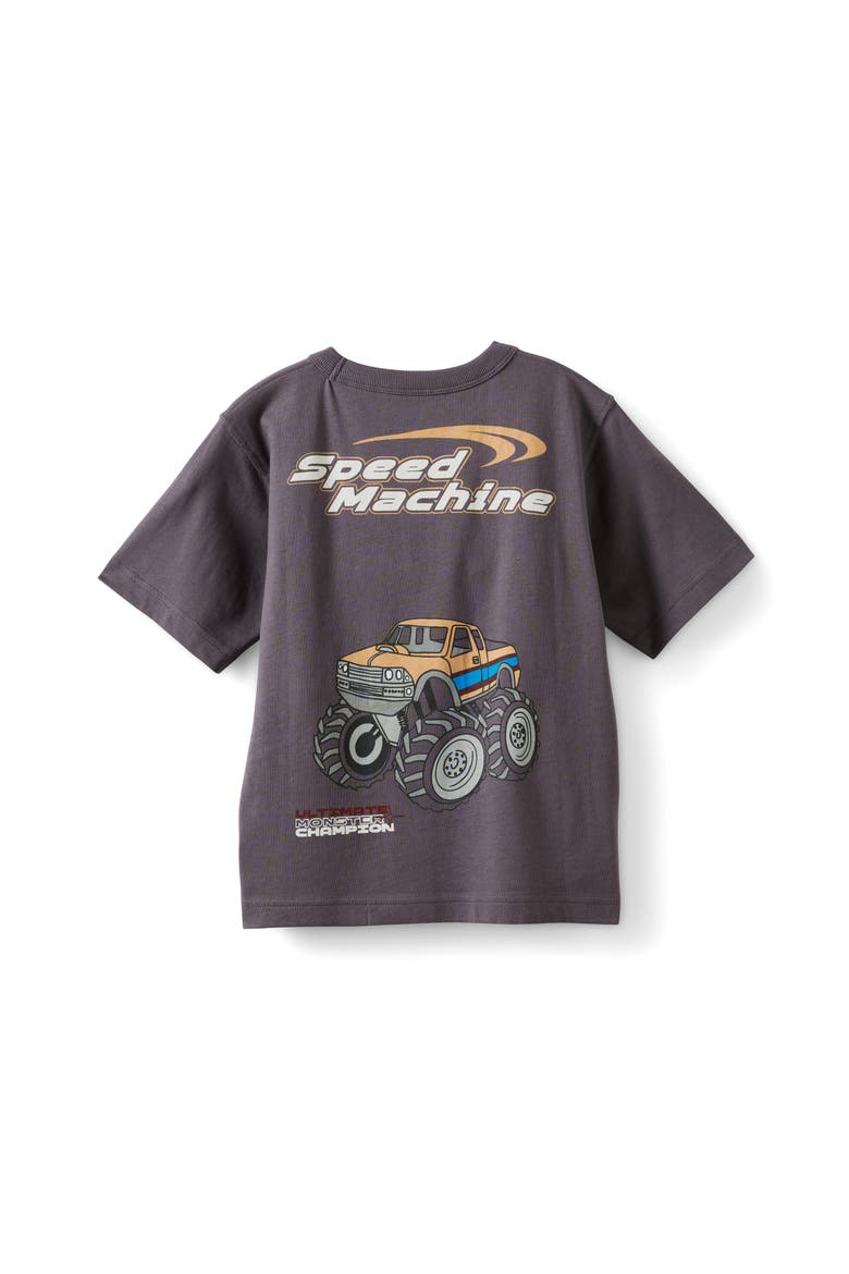 Kid's Essentials Graphic Short Sleeve Tee, Alternate, color, Rabbit Grey Speed Machine