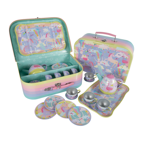 Floss & Rock 15pc Musical Tea Set in Carry case in Fantasy  product