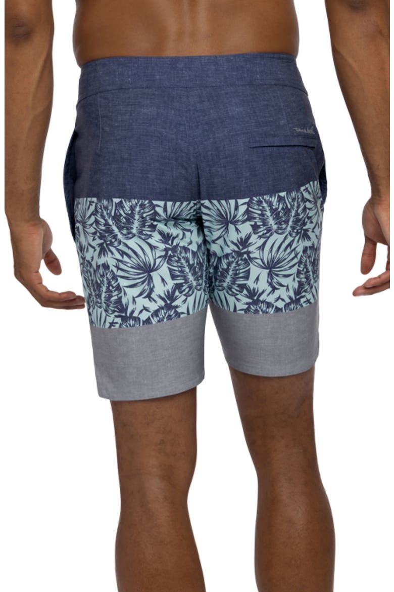 Swim-Up Bar Board Shorts, Alternate, color, HEATHER DRESS BLUES