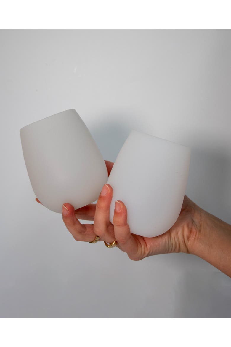 Stegg | Unbreakable Highball Glasses, Alternate, color, Terra + Peach