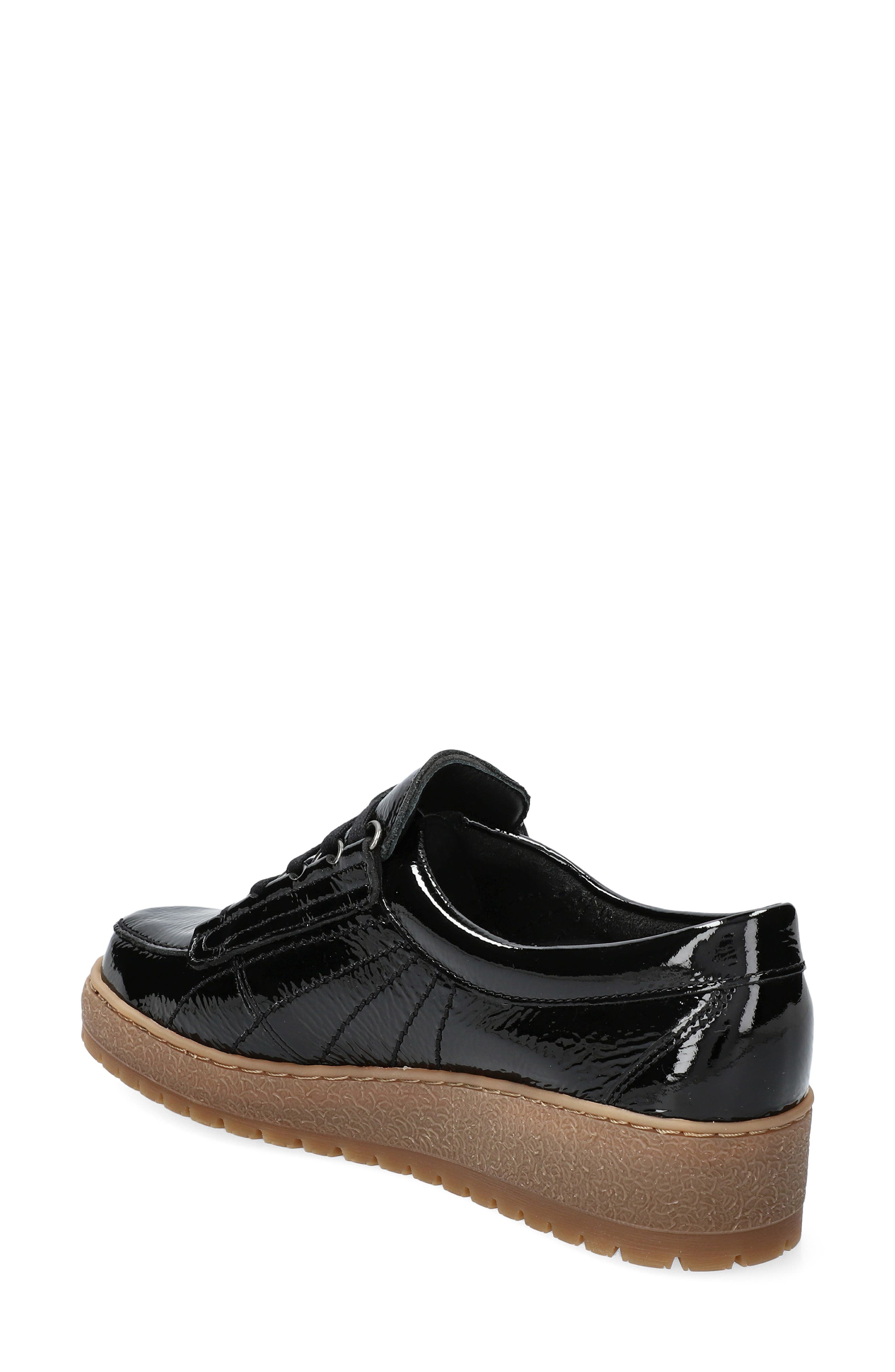 Lady Low Top Sneaker, Alternate, color, BLACK PATENT 1014