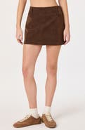 ASTR the Label Arielle Faux Leather Skort