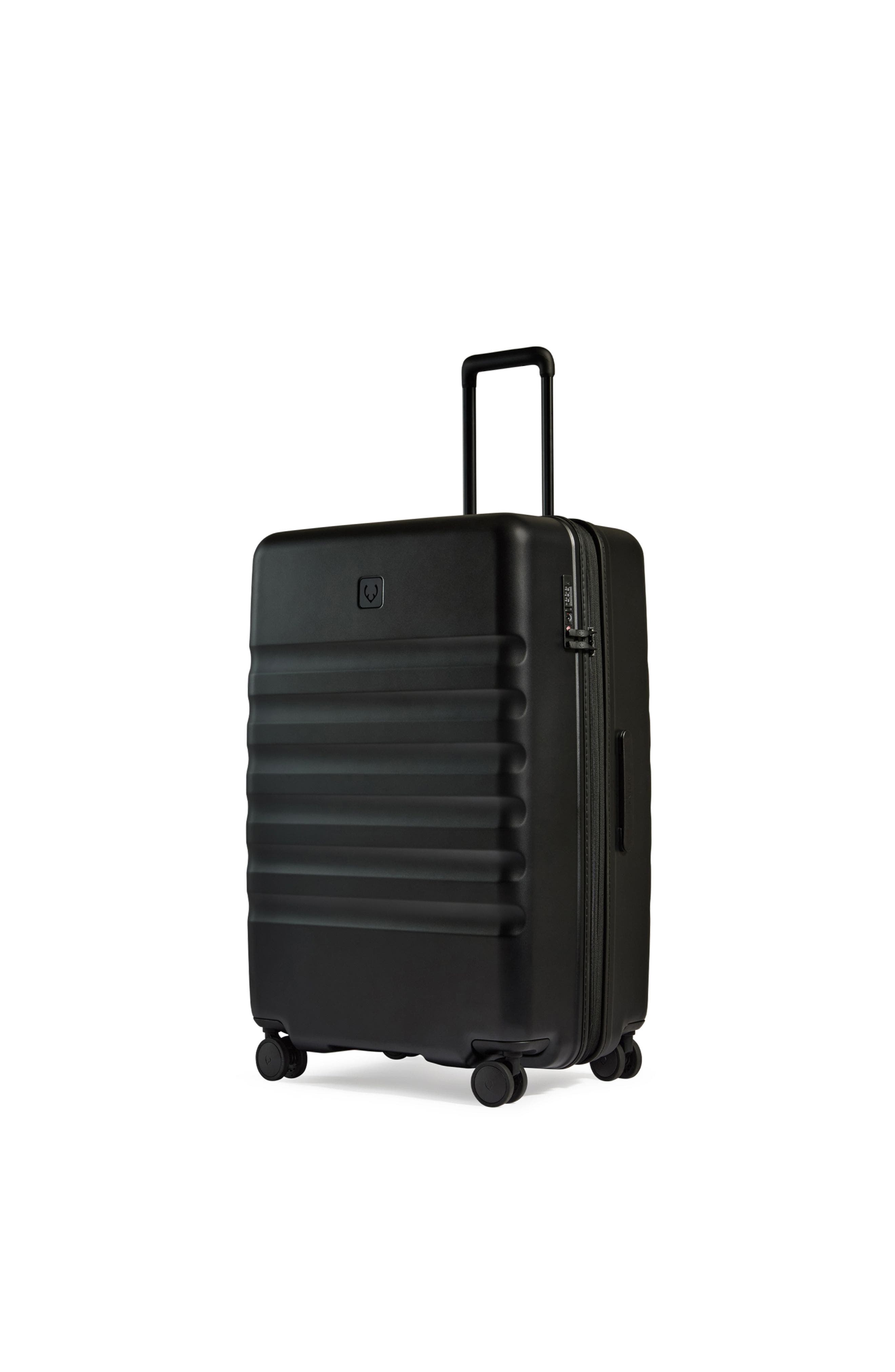 ANTLER Icon Stripe Large Suitcase, Main, color, Black