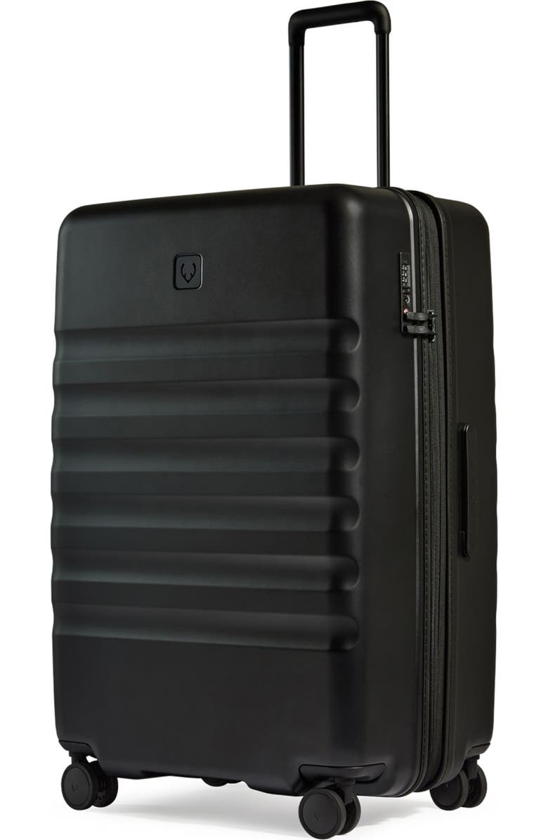 ANTLER Icon Stripe Large Suitcase, Main, color, Black