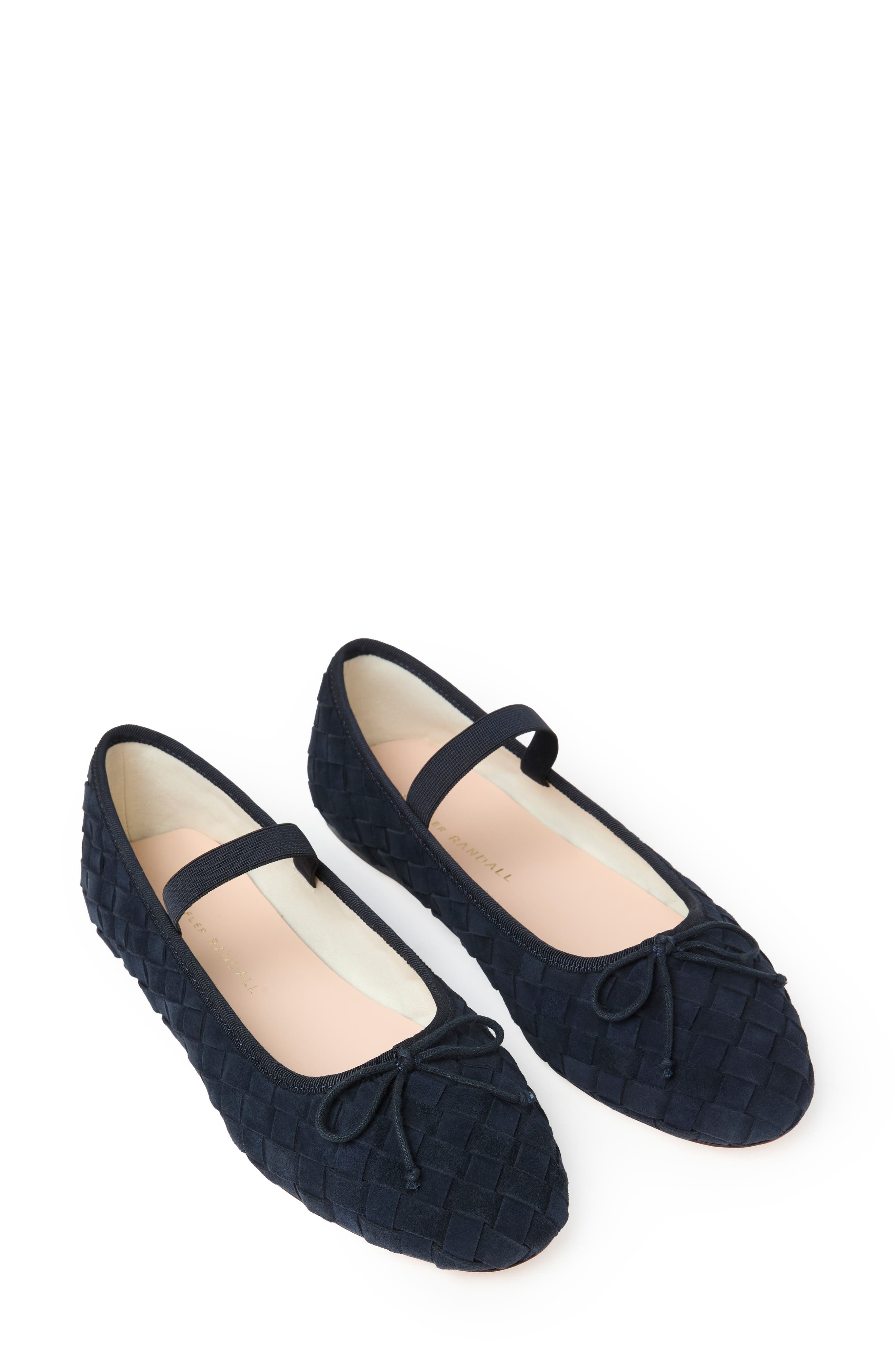 Leonie Mary Jane Flat, Alternate, color, NAVY