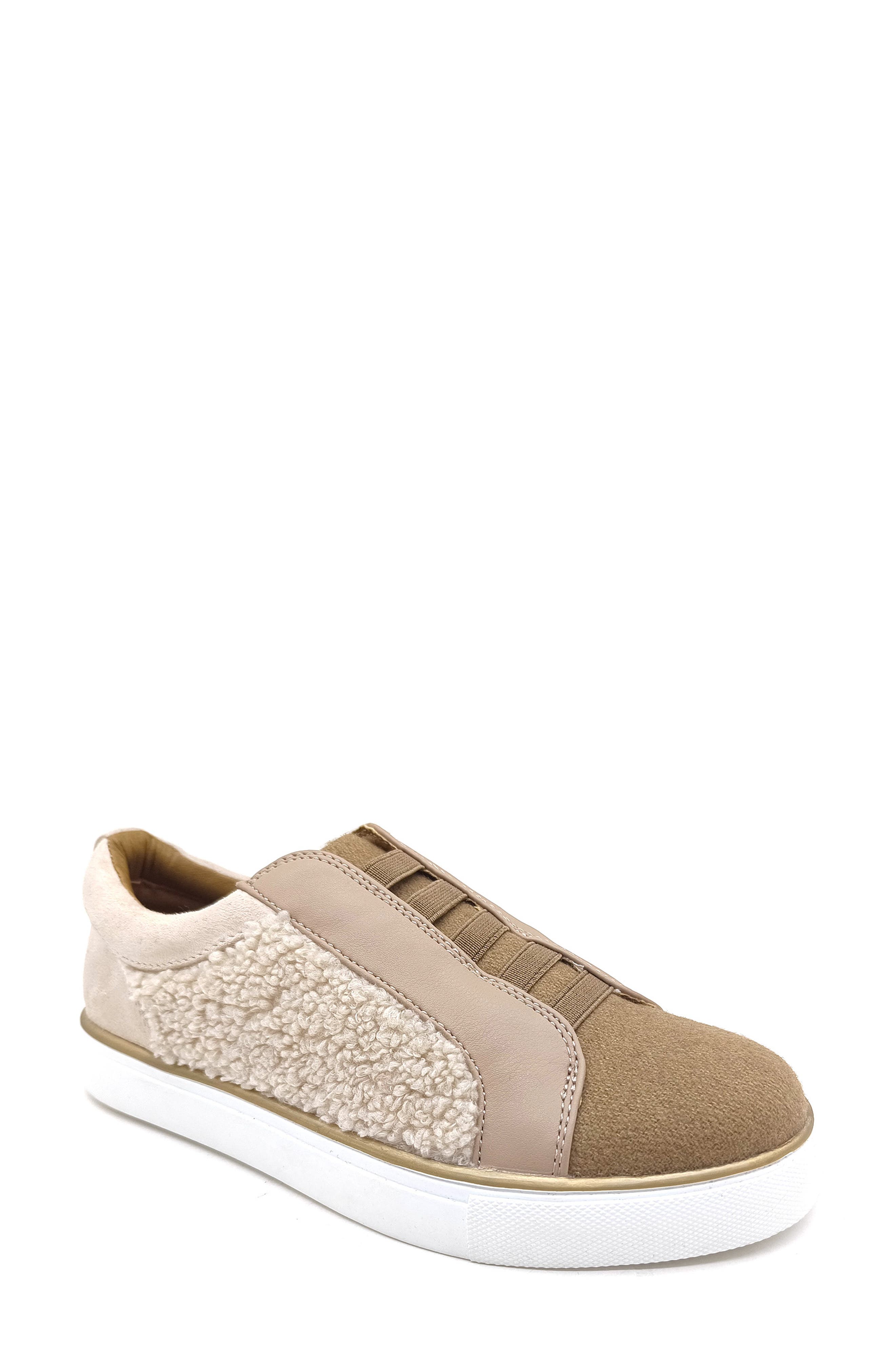 Bonnie Cozy Slip-On Sneaker, Main, color, PORCELAIN MIX FABRIC