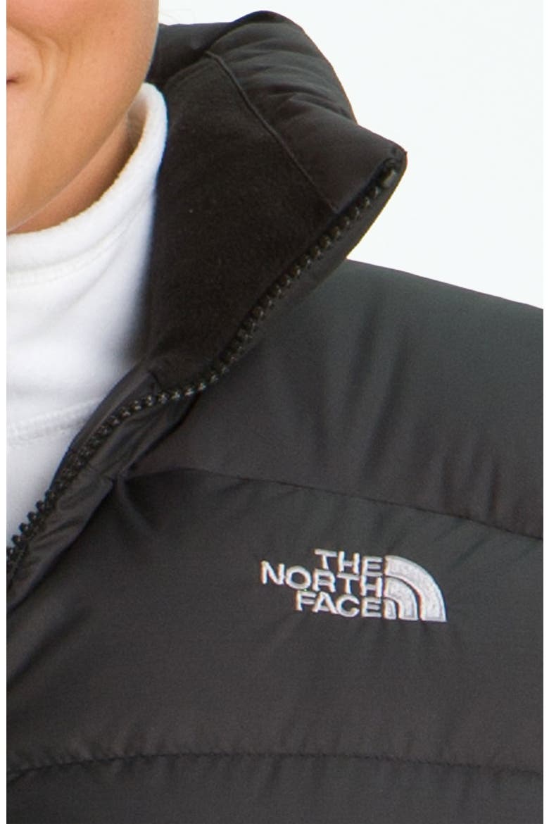 'Nuptse 2' Quilted Down Vest, Alternate, color, BLACK
