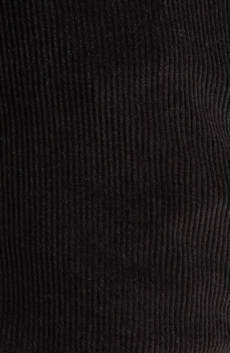 ZEGNA Cashco Five Pocket Corduroy Pants, Alternate, color, Black
